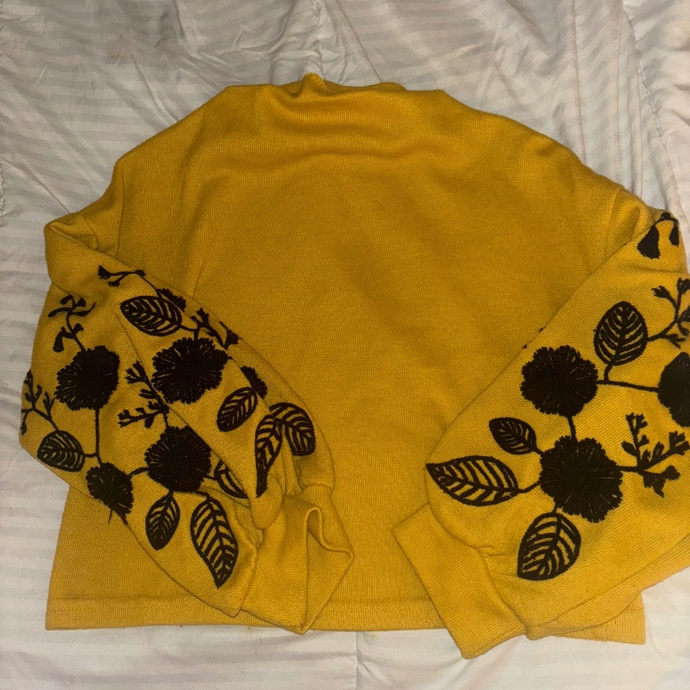 Floral Knitted Sweater